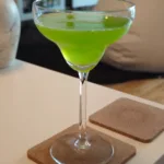 Shamrock sour martini