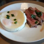 Steak and eggs