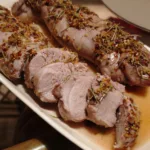 Muschiulet de porc cu sos dulce picant