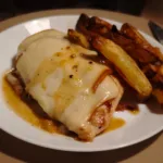 Pui cu mozarella afumata