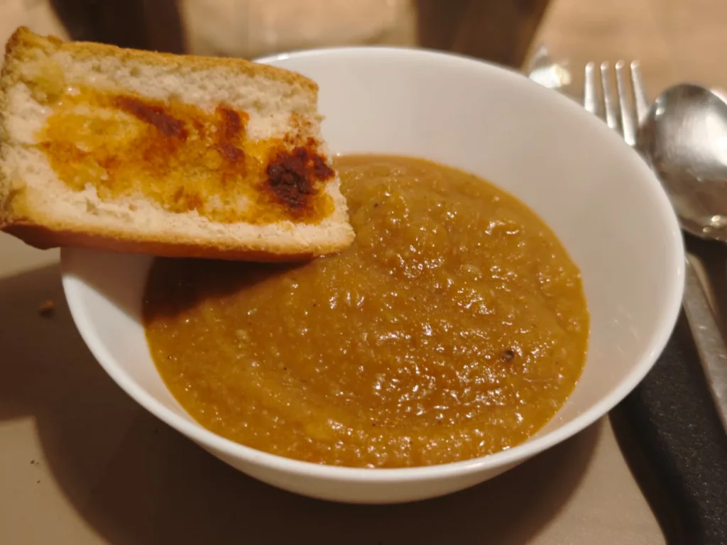 Supa crema de legume coapte