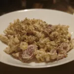 Fusilli cu curcan si bacon