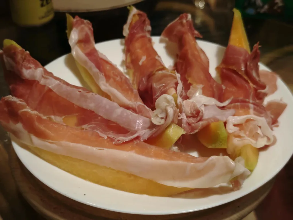 Prosciutto con melone