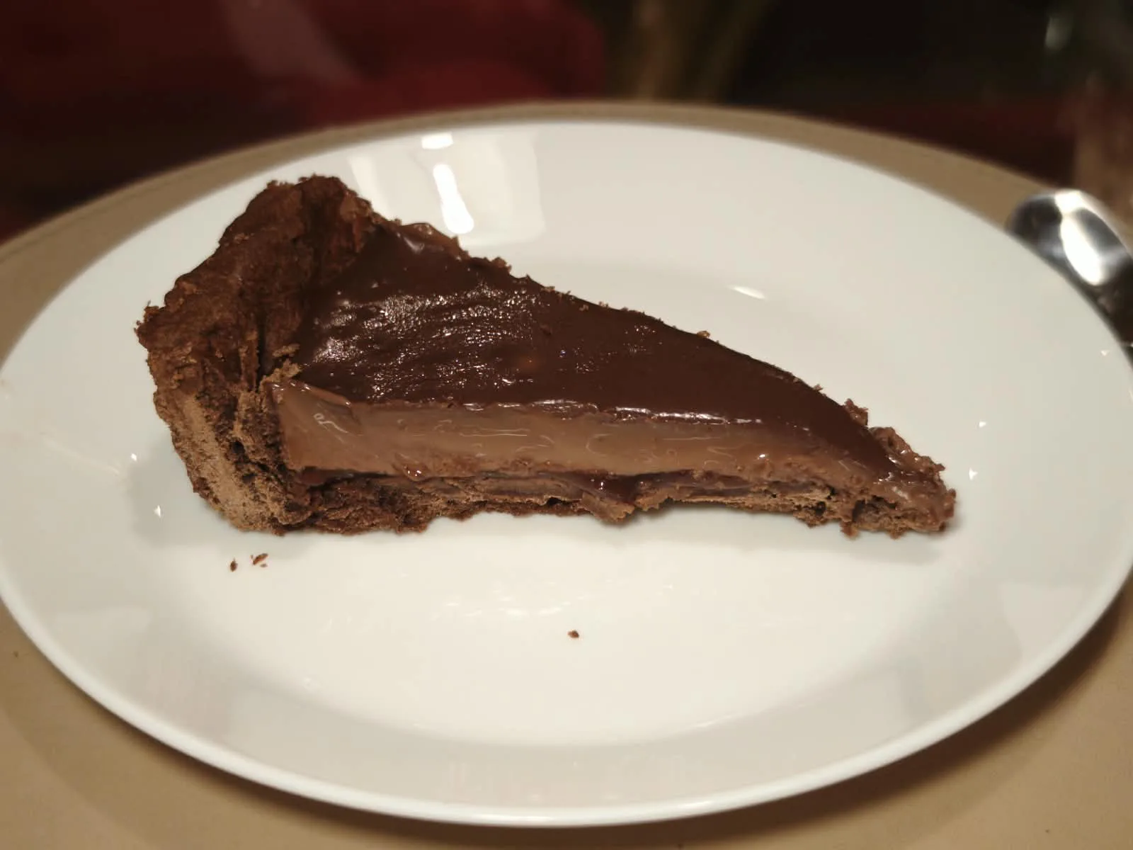 Tarta cu magiun de prune si ciocolata