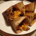 Cornete de vita cu cheddar