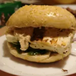 Haloumi burger