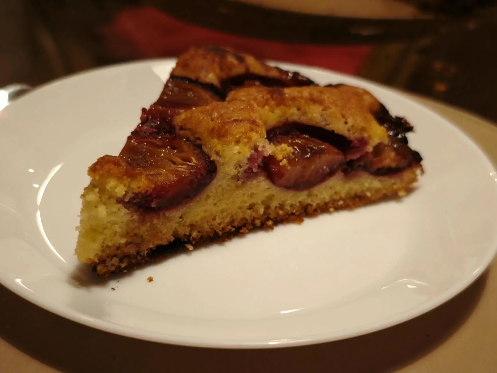 Plum torte